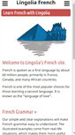 Mobile Screenshot of francais.lingolia.com
