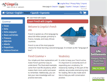 Tablet Screenshot of francais.lingolia.com