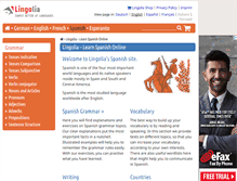 Tablet Screenshot of espanol.lingolia.com